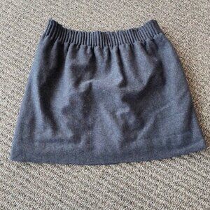 Previously Owned JCREW Thick Winter Mini Skirt / Pockets & Stretch Waist / 12